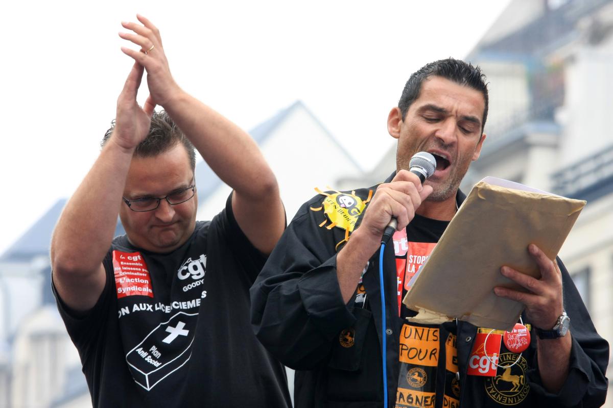 Mickaël Wamen de Goodyear et Xavier Mathieu de Continental