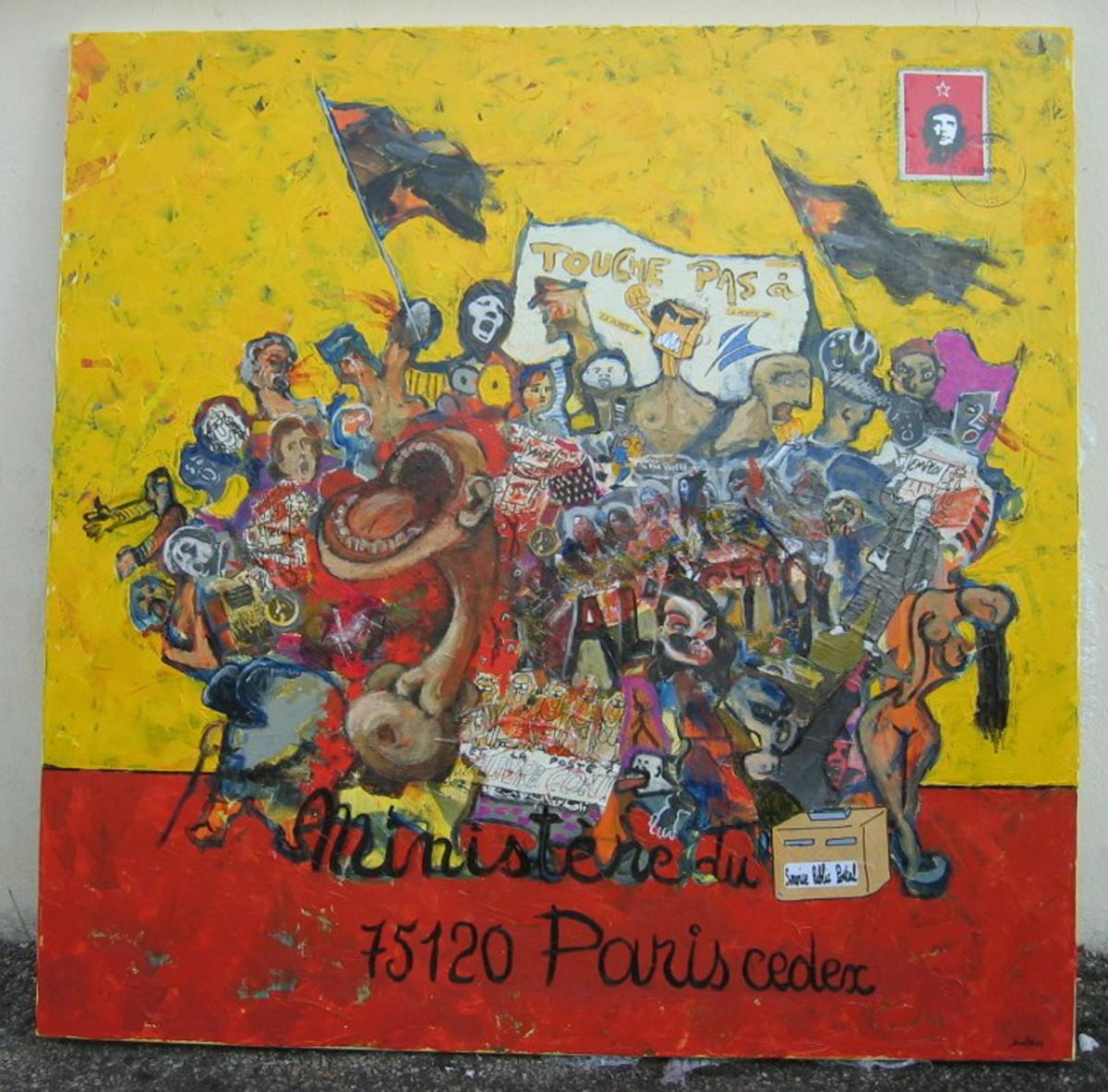 Peinture à l'huile pour le Service Public Postal