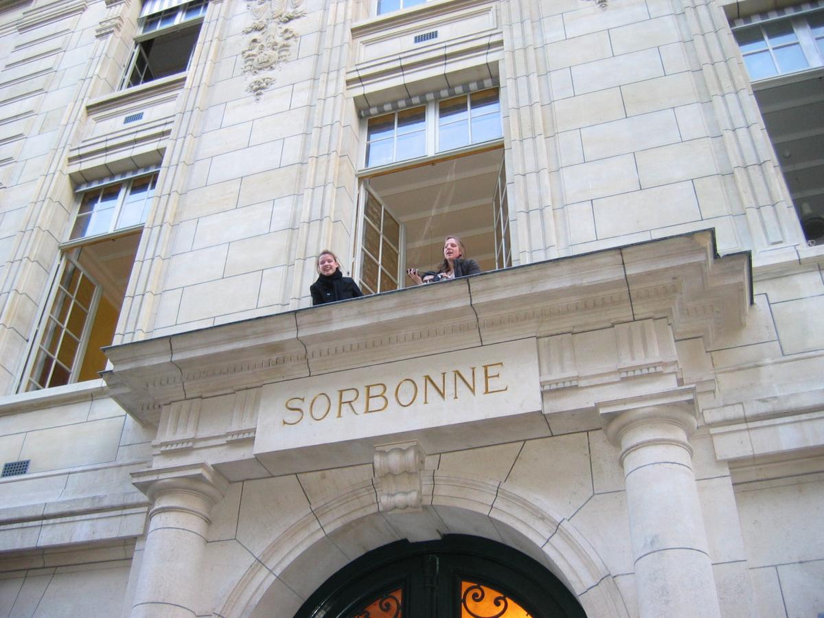 Mouvement contre le CPE, occupation de la Sorbonne.