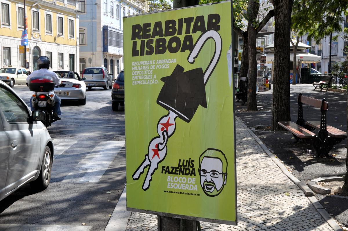 Affiche électorale du Bloco de Esquerda