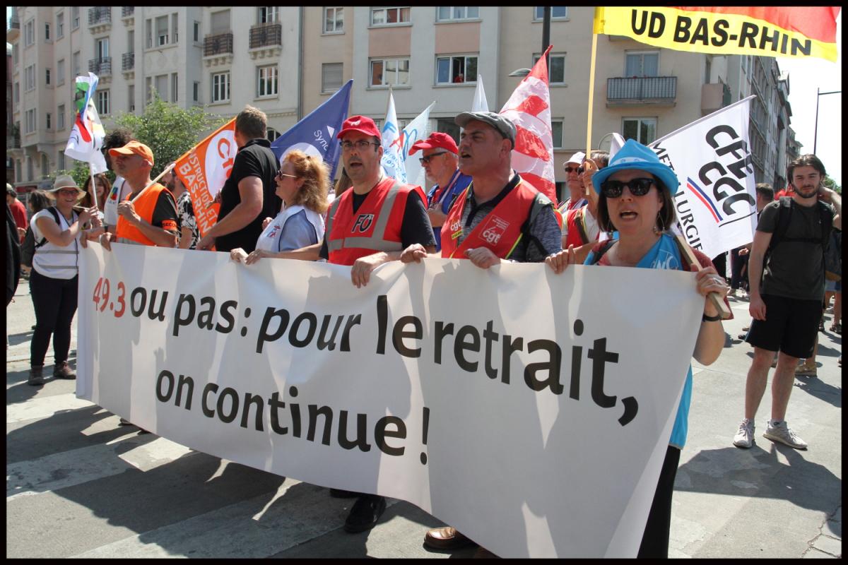Manifestation du 6 juin à Strasbourg