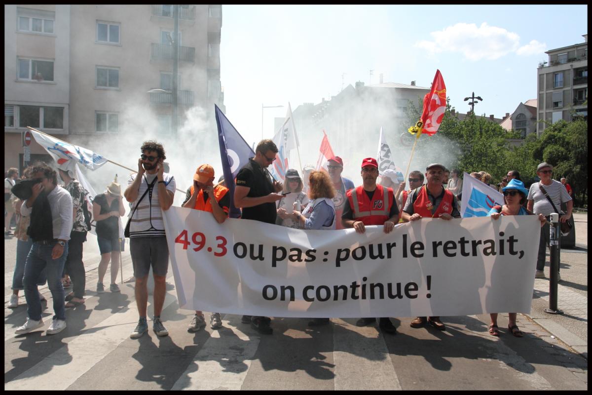 Manifestation du 6 juin à Strasbourg