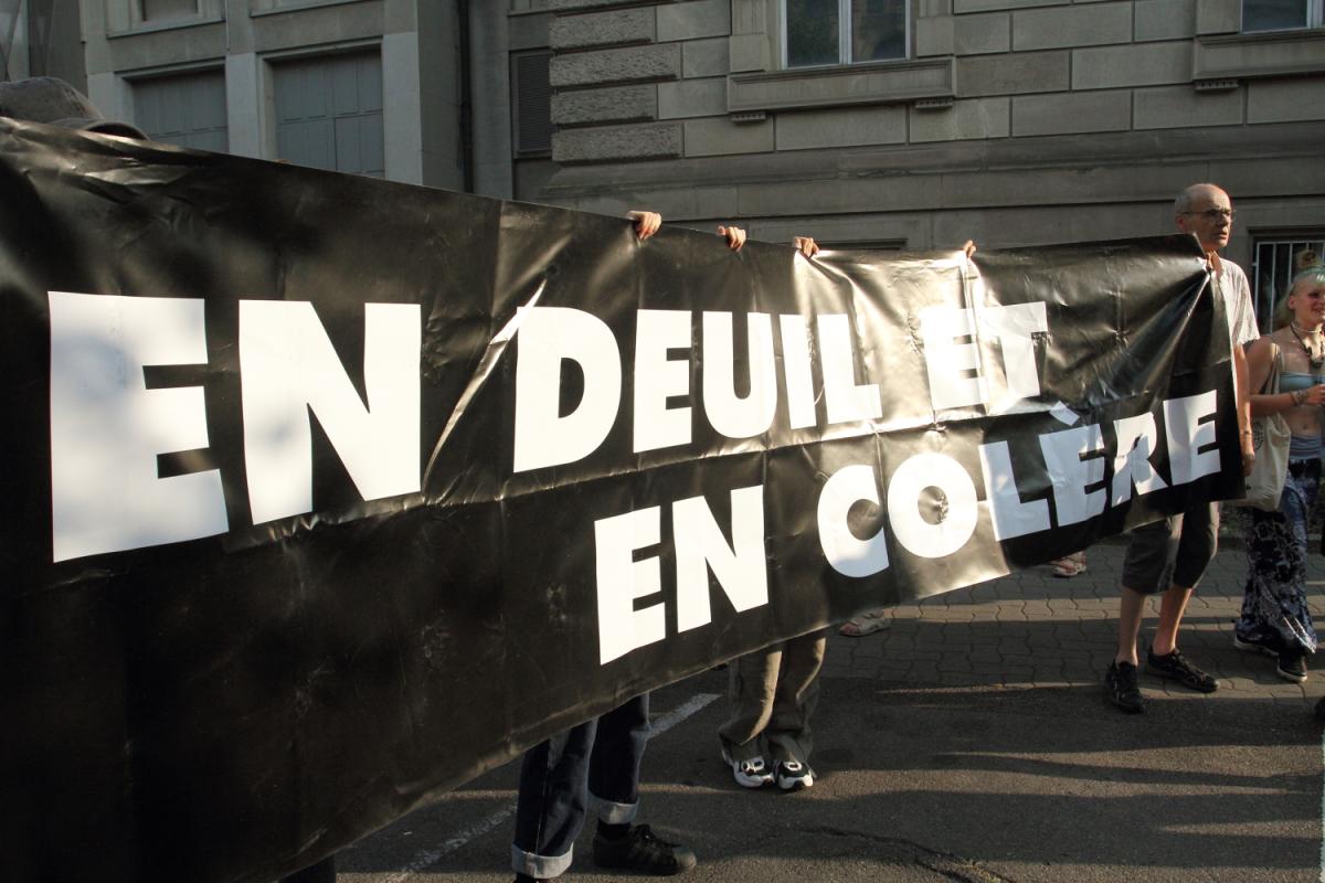 Action de soutien à Nael à Strasbourg et répression rapide
