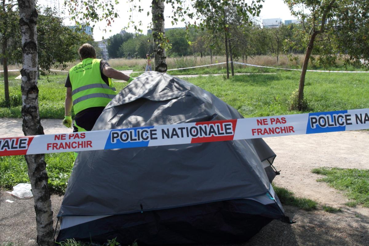 La préfecture fait évacuer le camp de migrant.e.s par les CRS  le 17 août