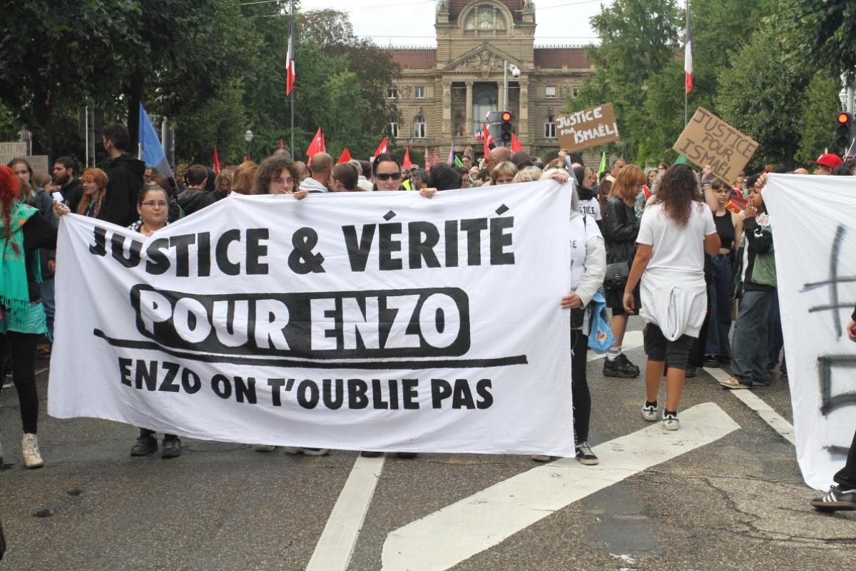 Marche contre le racisme, les violences policières et pour l'égalité à Strasbourg