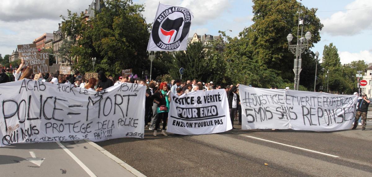 Marche contre le racisme, les violences policières et pour l'égalité à Strasbourg