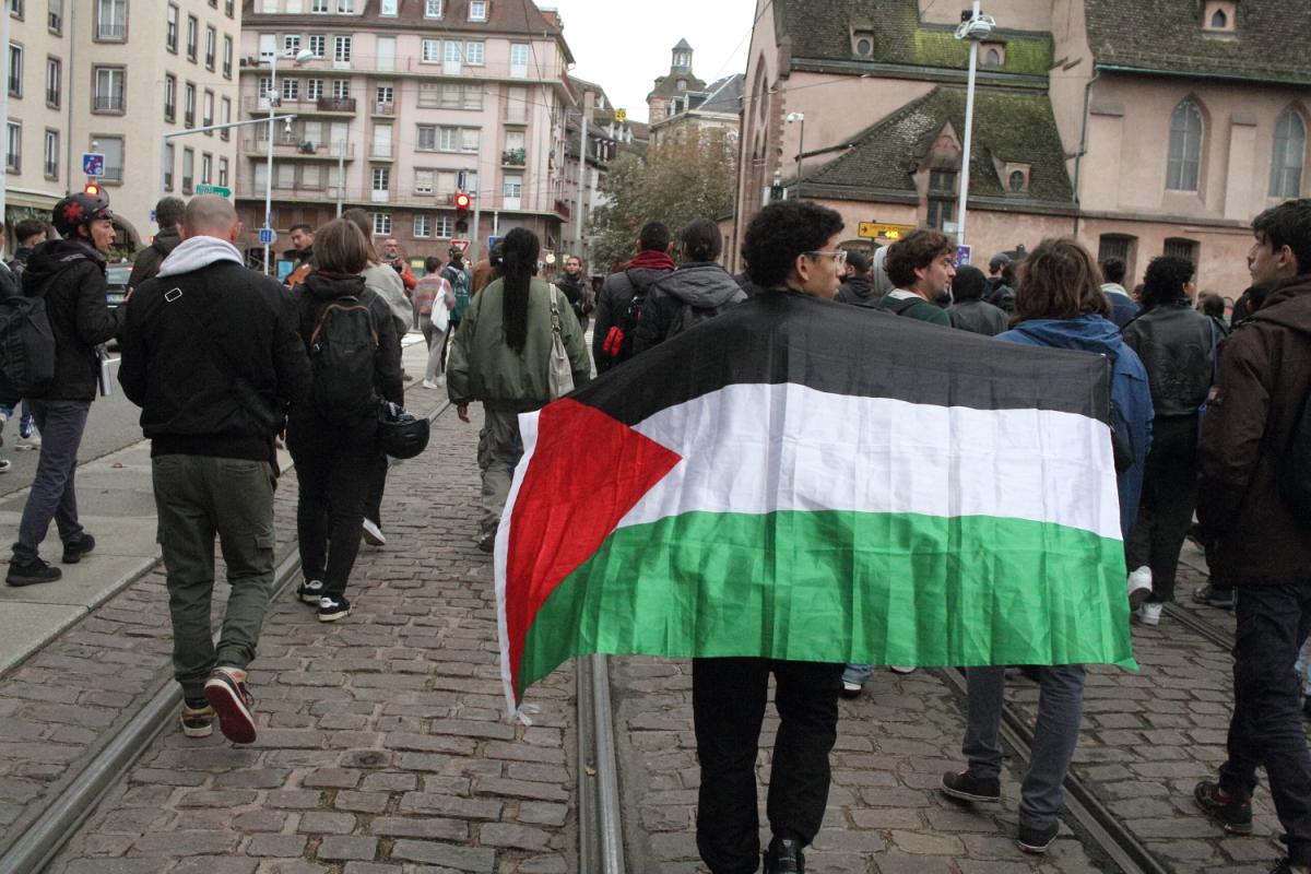 Contre le siège et le bombardement de Gaza, pour le droit de manifester