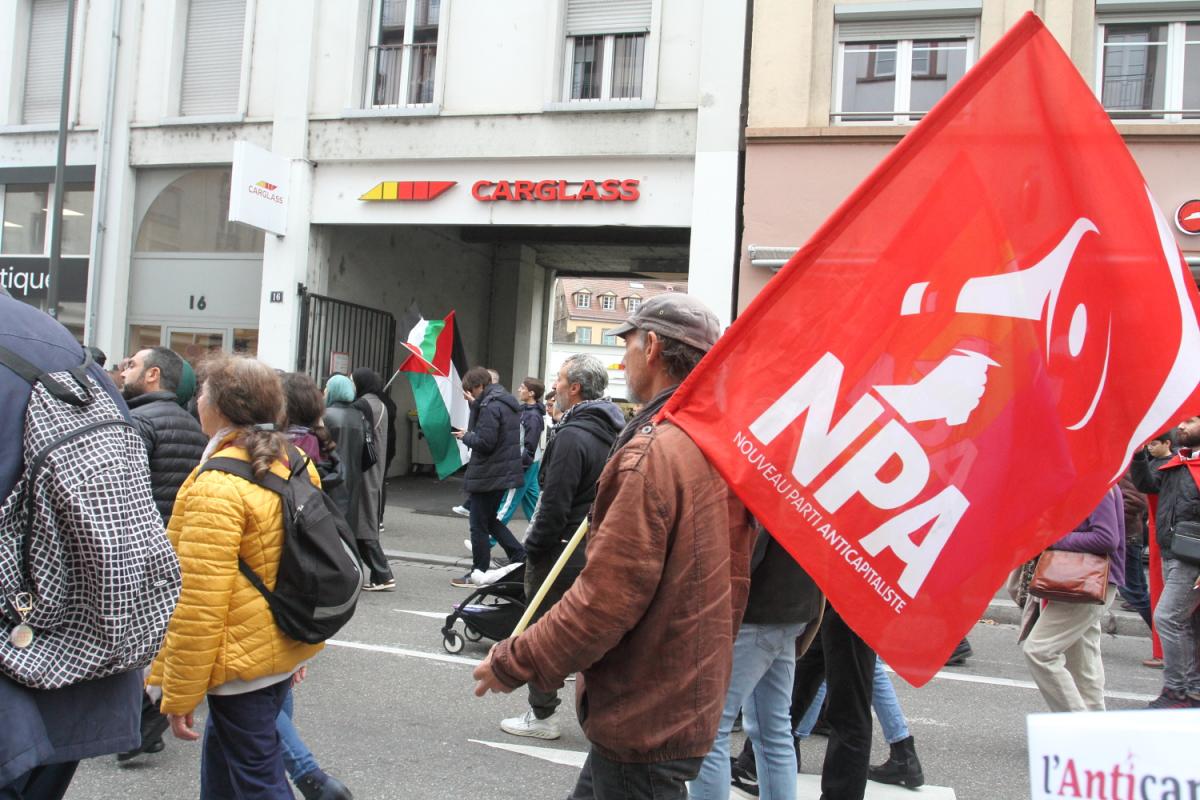 Manifestation pour un cessez-le-feu immédiat à Gaza et une halte au massacre