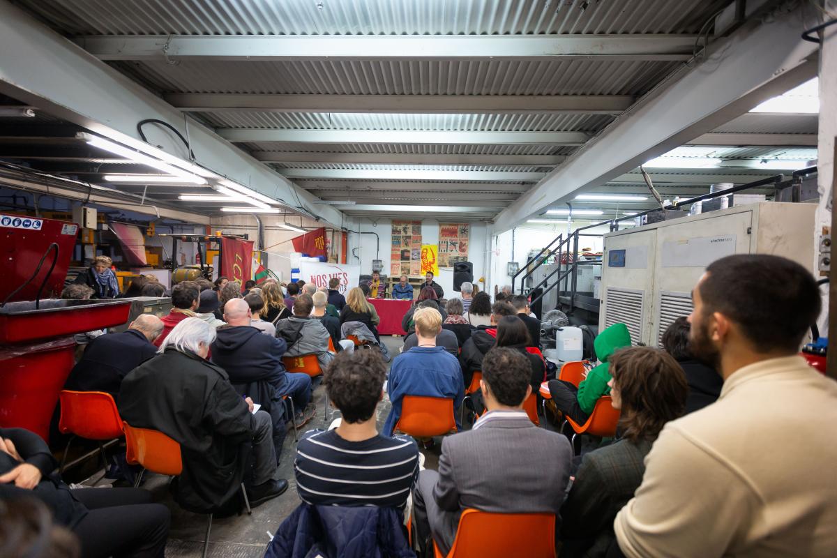 FRANCE - POLITICS - FRANCE - NOS VIES LEURS PROFITS DEBATE ABOUR POPULAR FRONT