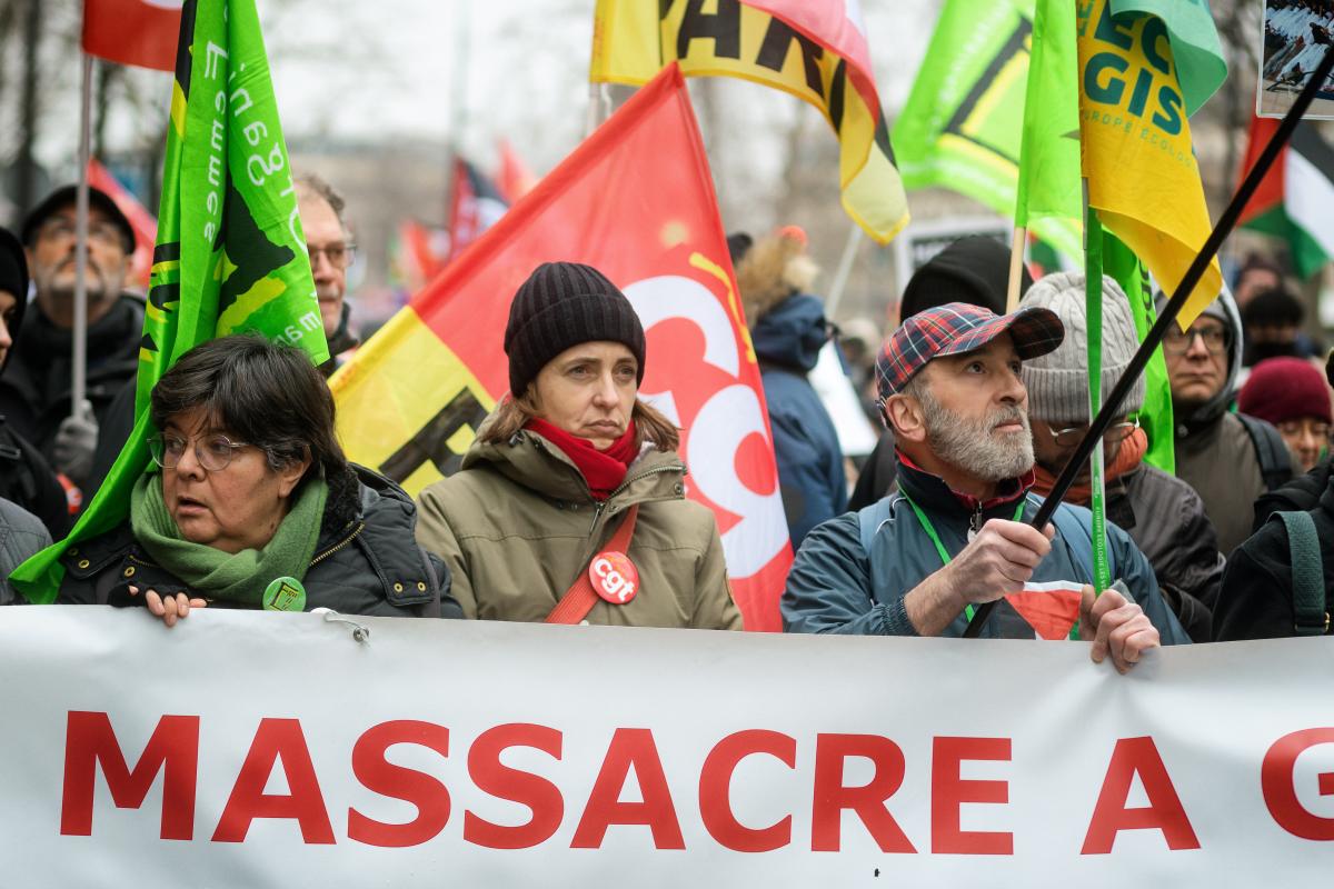 FRANCE - DEMONSTRATION IN SUPPORT OF THE PALESTINIAN PEOPLE