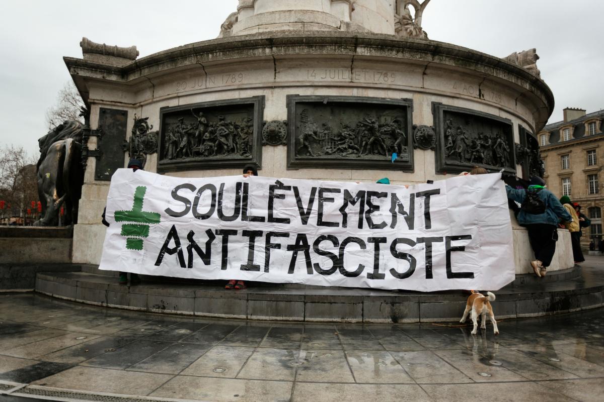 FRANCE - SOCIAL - FEMINIST DEMONSTRATION AGAINST FAR RIGHT