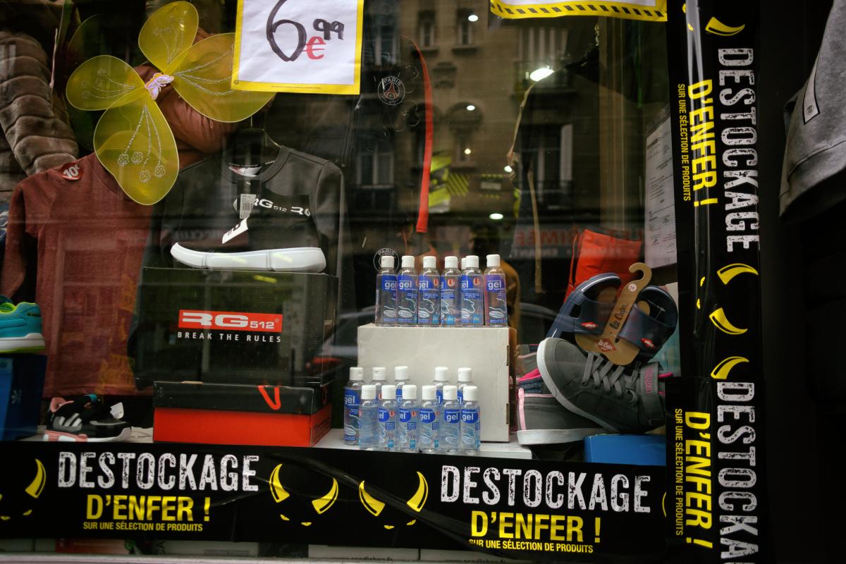 FRANCE - SOCIAL - HEALTH - CORONAVIRUS - HYDROALCOHOLIC GEL