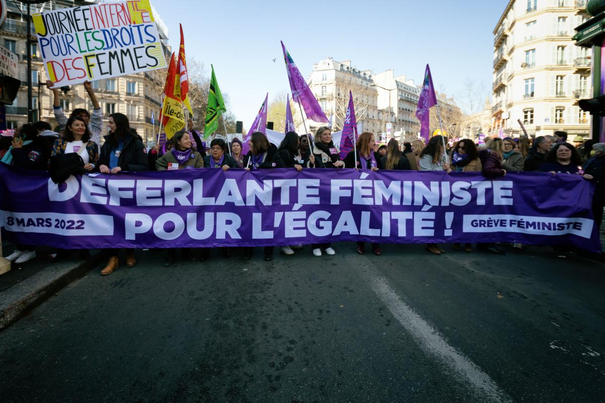 FRANCE - SOCIAL - DEMONSTRATION - FEMINIST STRIKE