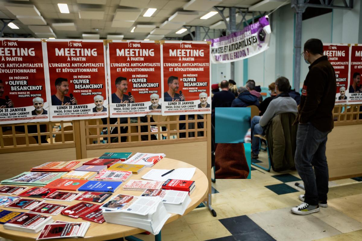 FRANCE - SOCIAL - ELECTION - NPA PANTIN MEETING