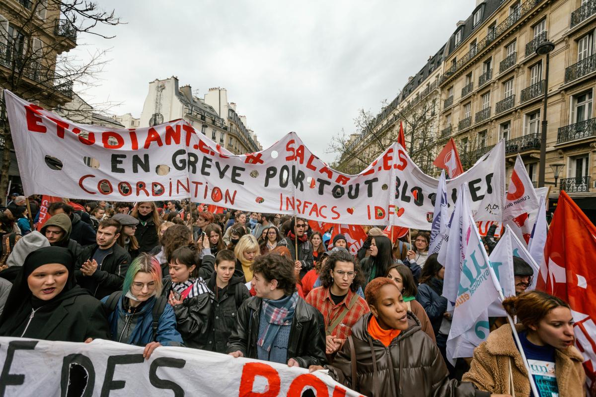 FRANCE - SOCIAL - 10TH DEMONSTRATION AGAINST PENSION REFORM