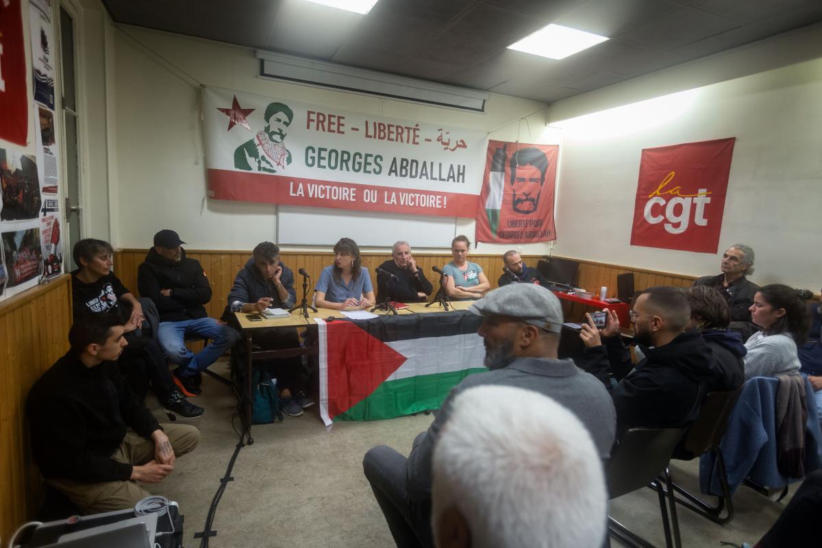 PRESS CONFERENCE IN SUPPORT OF GEORGE IBRAHIM ABDALLAH