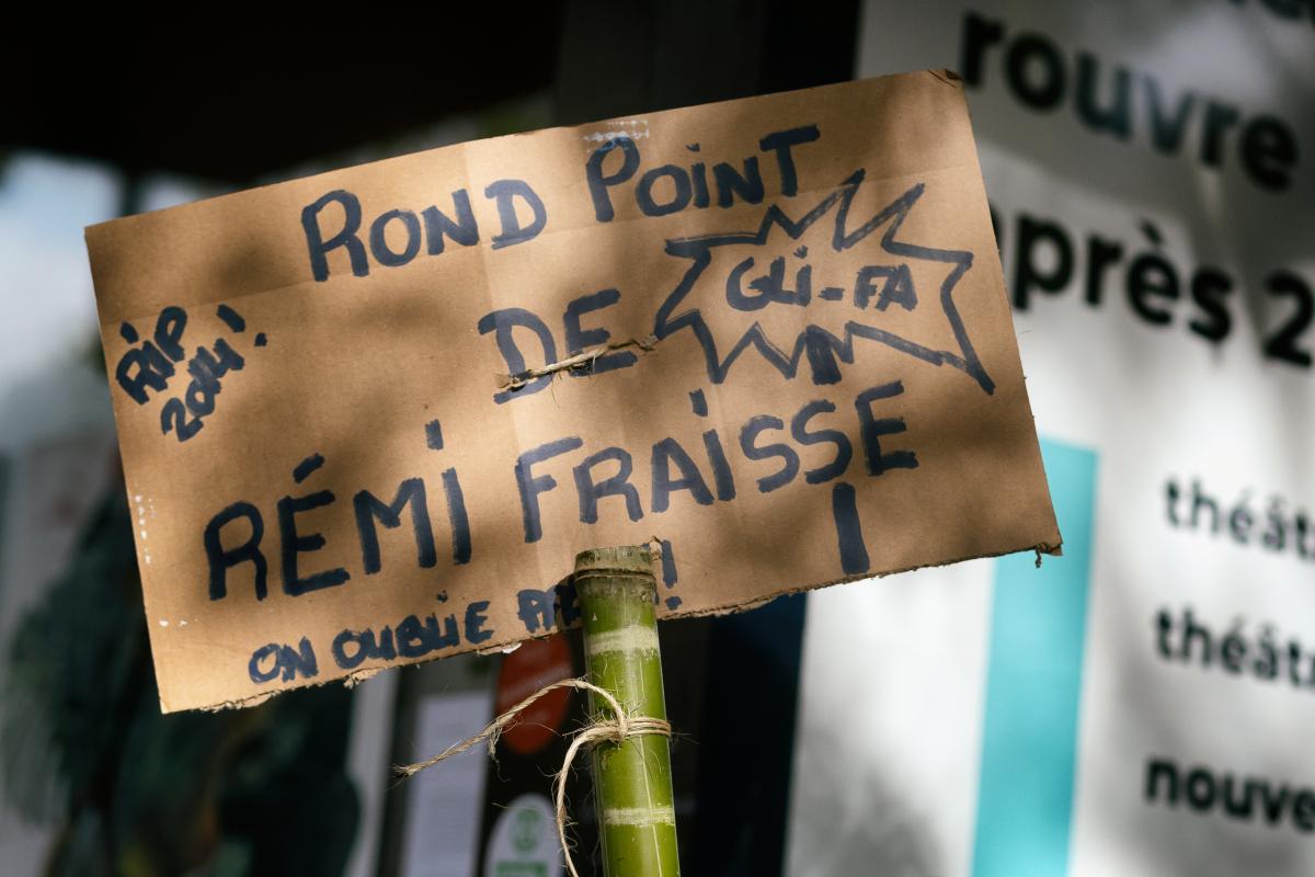 FRANCE - POLITICS - SOCIAL - DEMO - XR OCCUPY CHATELET SQUARE