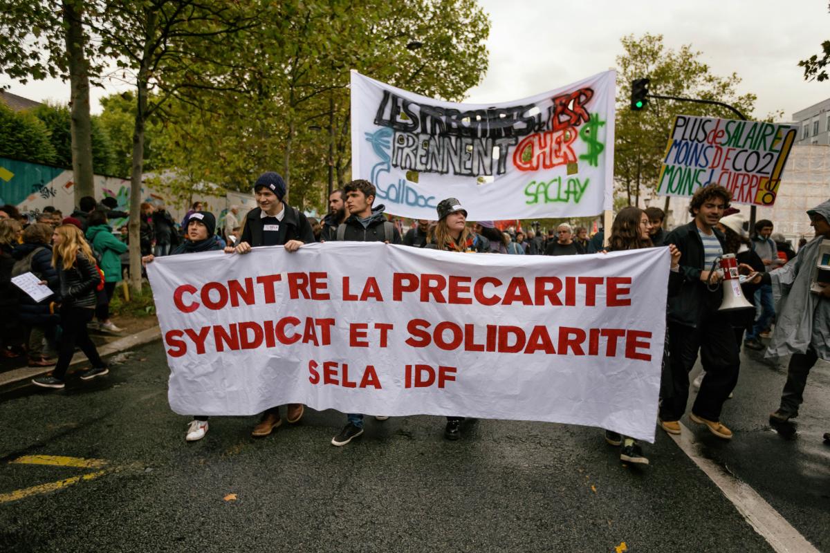 FRANCE - SOCIAL - LABOUR - INTER-UNION DEMONSTRATION FOR WAGES INCREASE