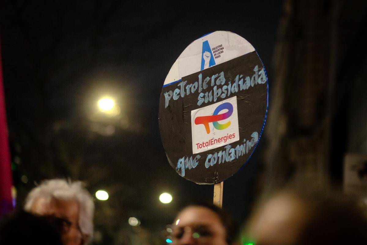 FRANCE - SOCIAL - RALLY IN SUPPORT OF GENERAL STRIKE IN ARGENTINE