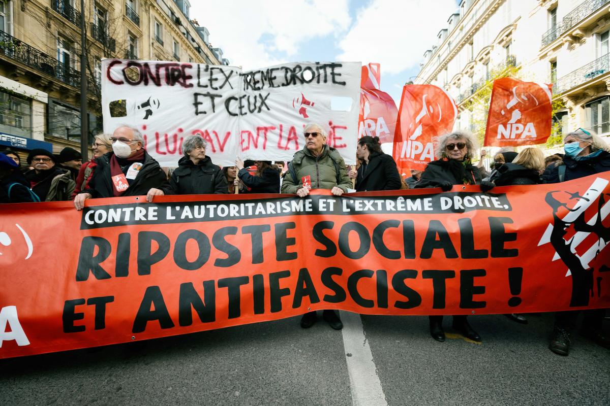 FRANCE - SOCIAL - DEMONSTRATION AGAINST FAR-RIGHT