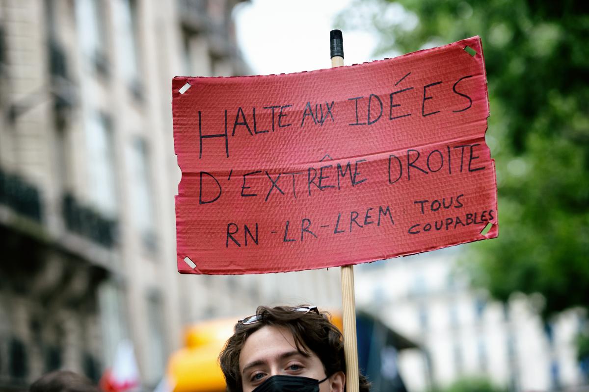 FRANCE - SOCIAL - DEMONSTRATION AGAINST FAR-RIGHT IDEAS