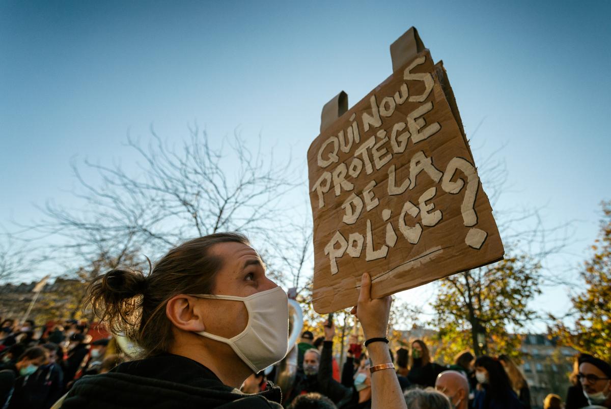 FRANCE - SOCIAL - DEMONSTRATION - DEMONSTRATION AGAINST GLOBAL SECURITY LAW