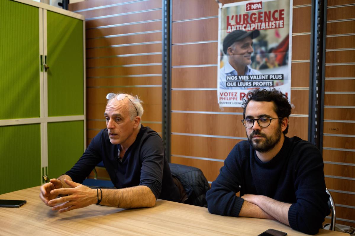 FRANCE - POLITICS - ELECTION - PHILIPPE POUTOU S MEETING IN RENNES