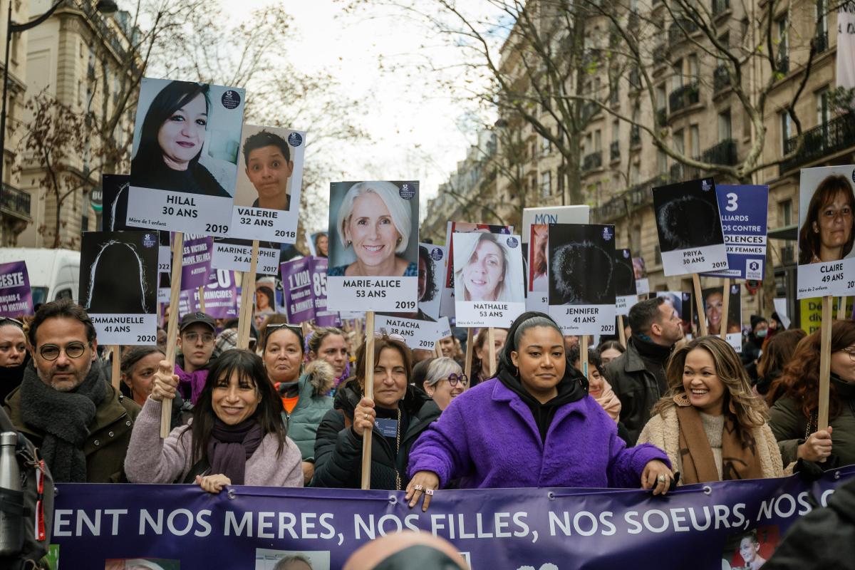 FRANCE - SOCIAL - DEMONSTRATION AGAINST SEXUAL AND SEXIST VIOLENCE