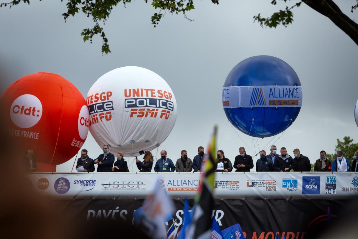 FRANCE - SOCIAL - CITIZENS RALLY IN SUPPORT OF THE POLICE