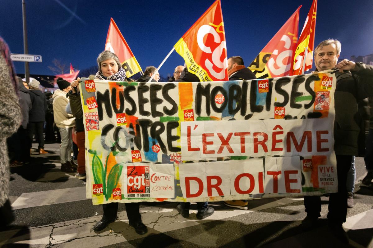 FRANCE - SOCIAL - RALLY AGAINST FAR RIGHT ATTACK ON ACTIT AND YOUNG STRUGGLE