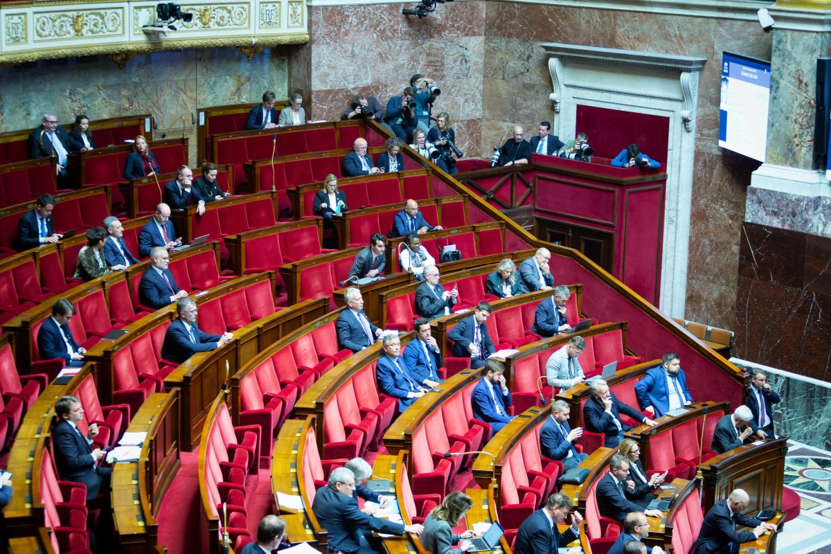 FRANCE - POLITICS - NATIONAL ASSEMBLY - DEBATE ON THE MOTION OF CENSURE
