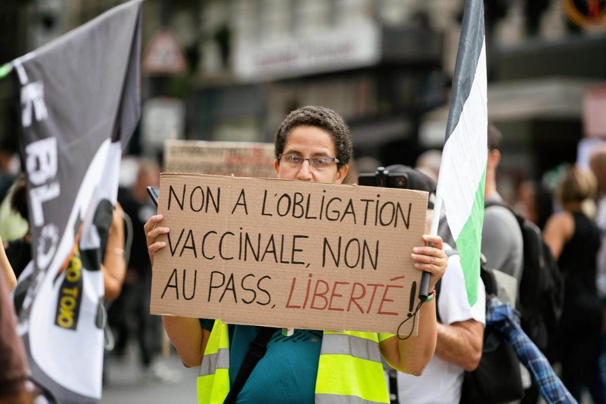 FRANCE - SOCIAL - DEMONSTRATION AGAINST HEALTH PASS