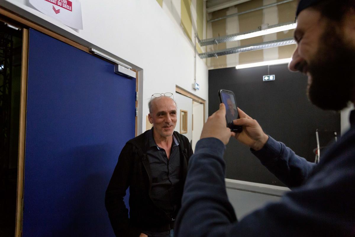 FRANCE - POLITICS - ELECTION - PHILIPPE POUTOU AT THE DEBATE OF THE CENTURY ON ECOLOGY