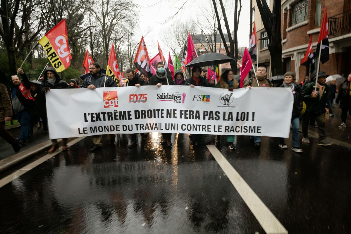 FRANCE - SOCIAL - DEMONSTRATION AGAINST FAR RIGHT