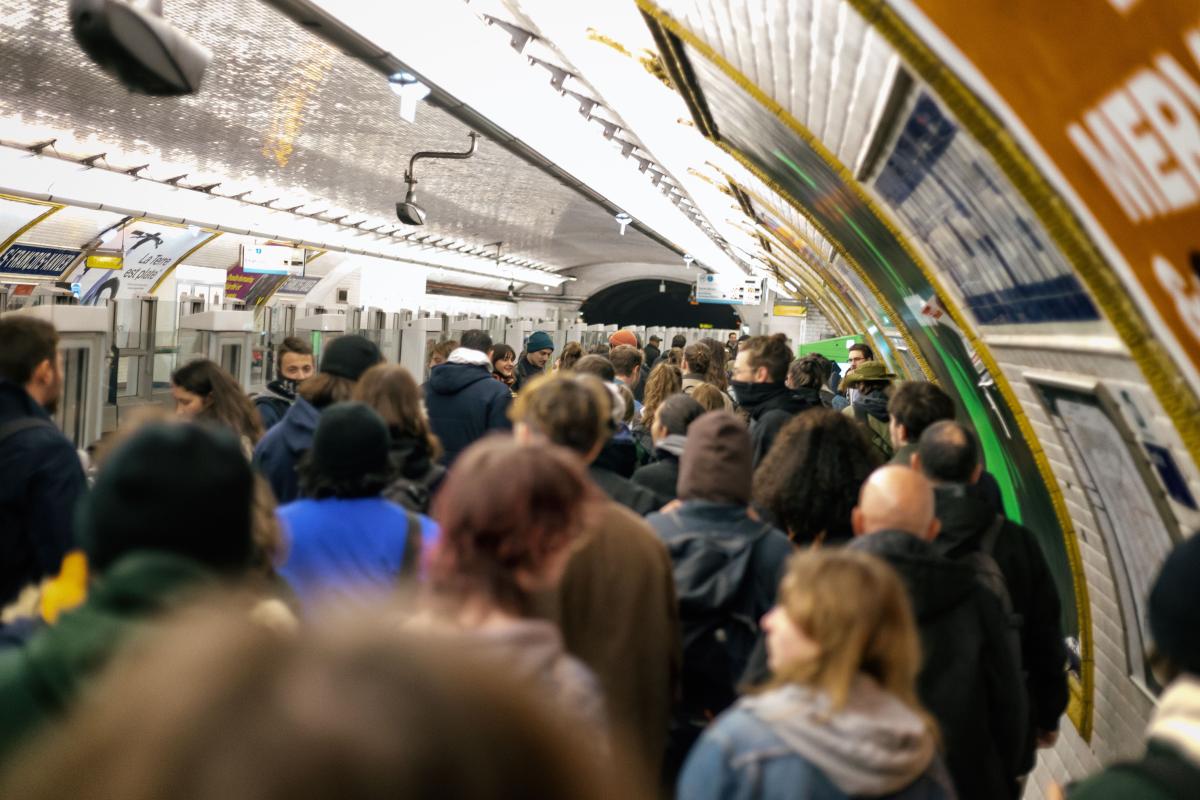 FRANCE - SOCIAL - 5TH NIGHT DEMONSTRATION AGAINST PENSION REFORM AND THE USE OF THE 49.3