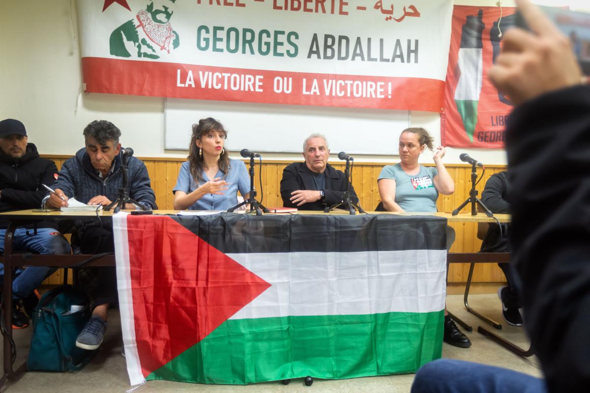 PRESS CONFERENCE IN SUPPORT OF GEORGE IBRAHIM ABDALLAH