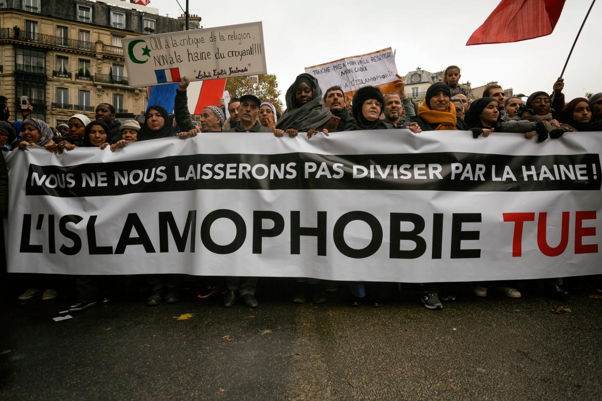 FRANCE - POLITICS - DEMO - DEMONSTRATION AGAINST ISLAMOPHOBIA