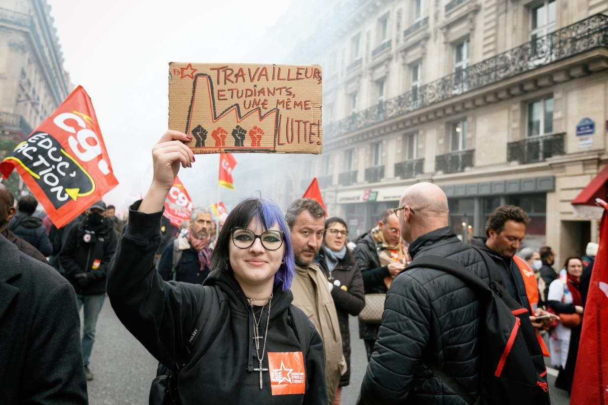 FRANCE - SOCIAL - LABOUR - INTER-UNION DEMONSTRATION FOR WAGES