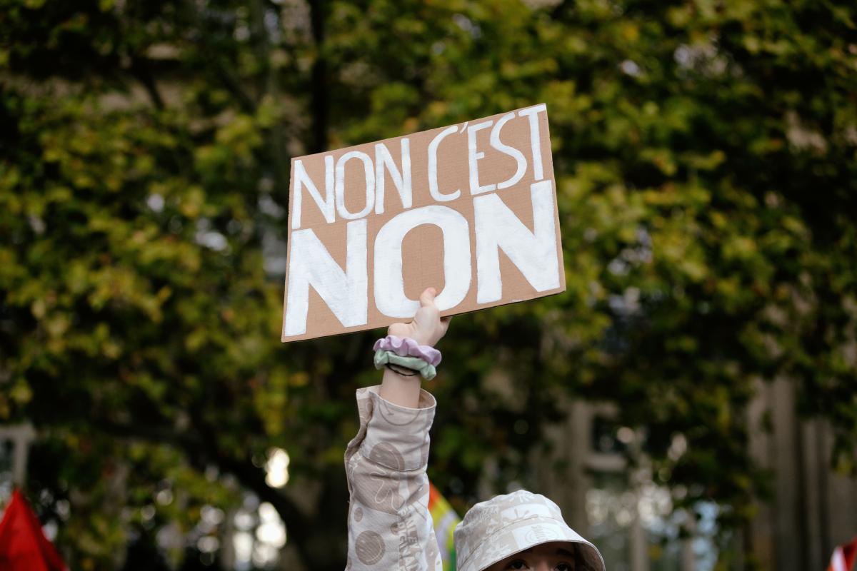 FRANCE - SOCIAL - DEMONSTRATION AGAINST SEXUAL AND SEXIST VIOLENCE