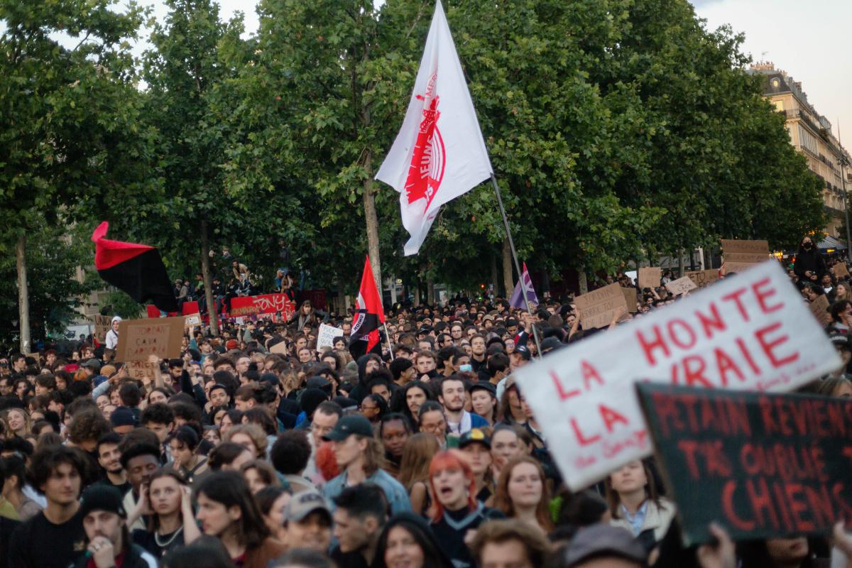 FRANCE - SOCIAL - RALLY AGAINST NATIONAL ASSAMBLY DISSOLUTION AND FAR-RIGHT VICTORY IN EUROPEAN ELECTIONS
