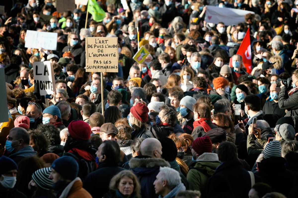 FRANCE - SOCIAL - DEMONSTRATION - CULTURE - RALLY FOR THE REOPENING OF SHOW SPACES