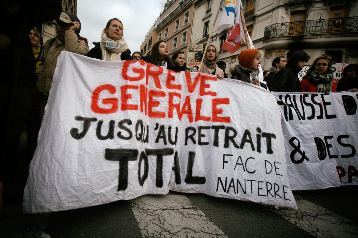 FRANCE - SOCIAL - DEMONSTRATION AGAINST PENSION REFORM