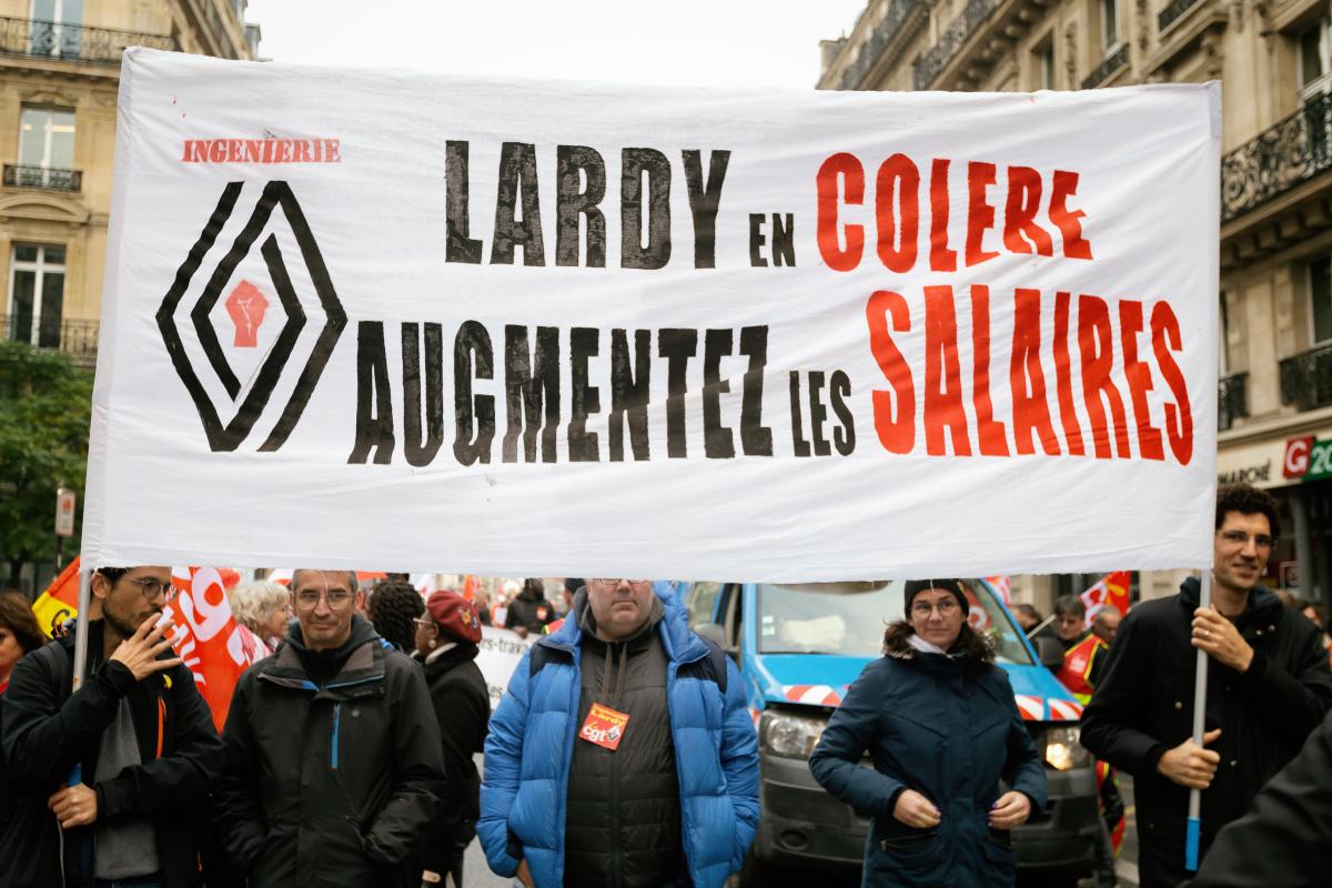 FRANCE - SOCIAL - LABOUR - INTER-UNION DEMONSTRATION FOR WAGES