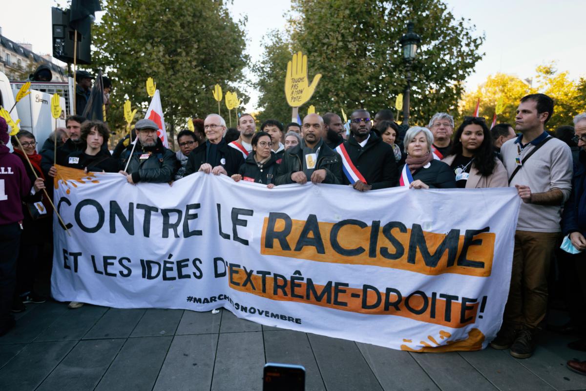 FRANCE - SOCIAL - DEMONSTRATION AGAINST RACISM AND FAR RIGHT IDEAS