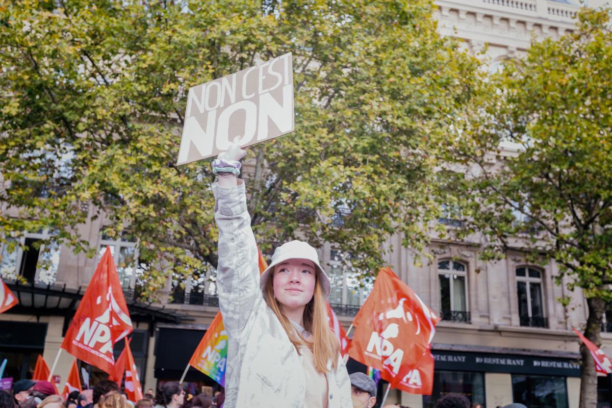 FRANCE - SOCIAL - DEMONSTRATION AGAINST SEXUAL AND SEXIST VIOLENCE