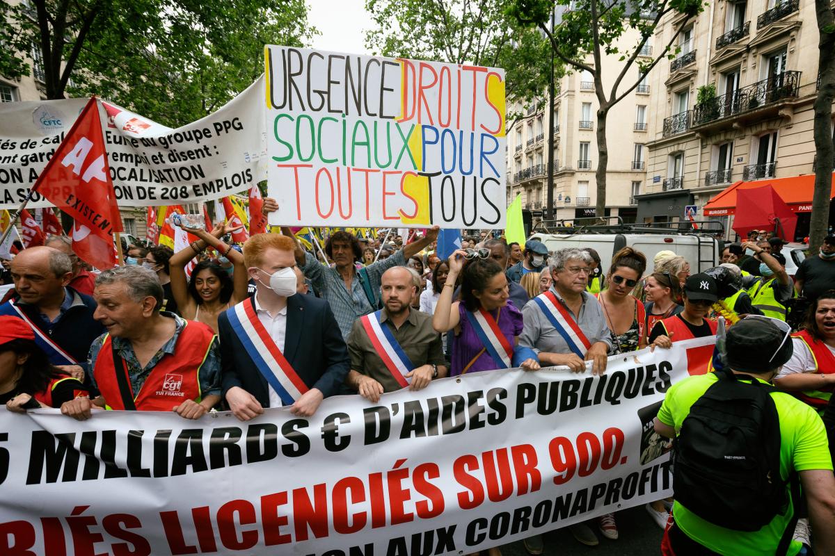 FRANCE - SOCIAL - DEMONSTRATION AGAINST LAY-OFFS