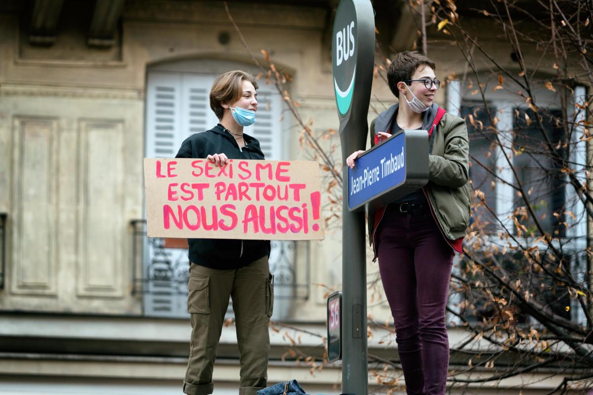 FRANCE - SOCIAL - DEMONSTRATION AGAINST VIOLENCE AGAINST WOMEN