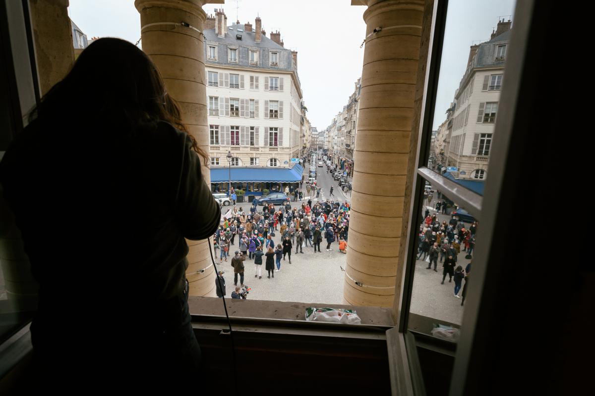 FRANCE - SOCIAL - DEMONSTRATION - OCCUPATION OF ODEON THEATER