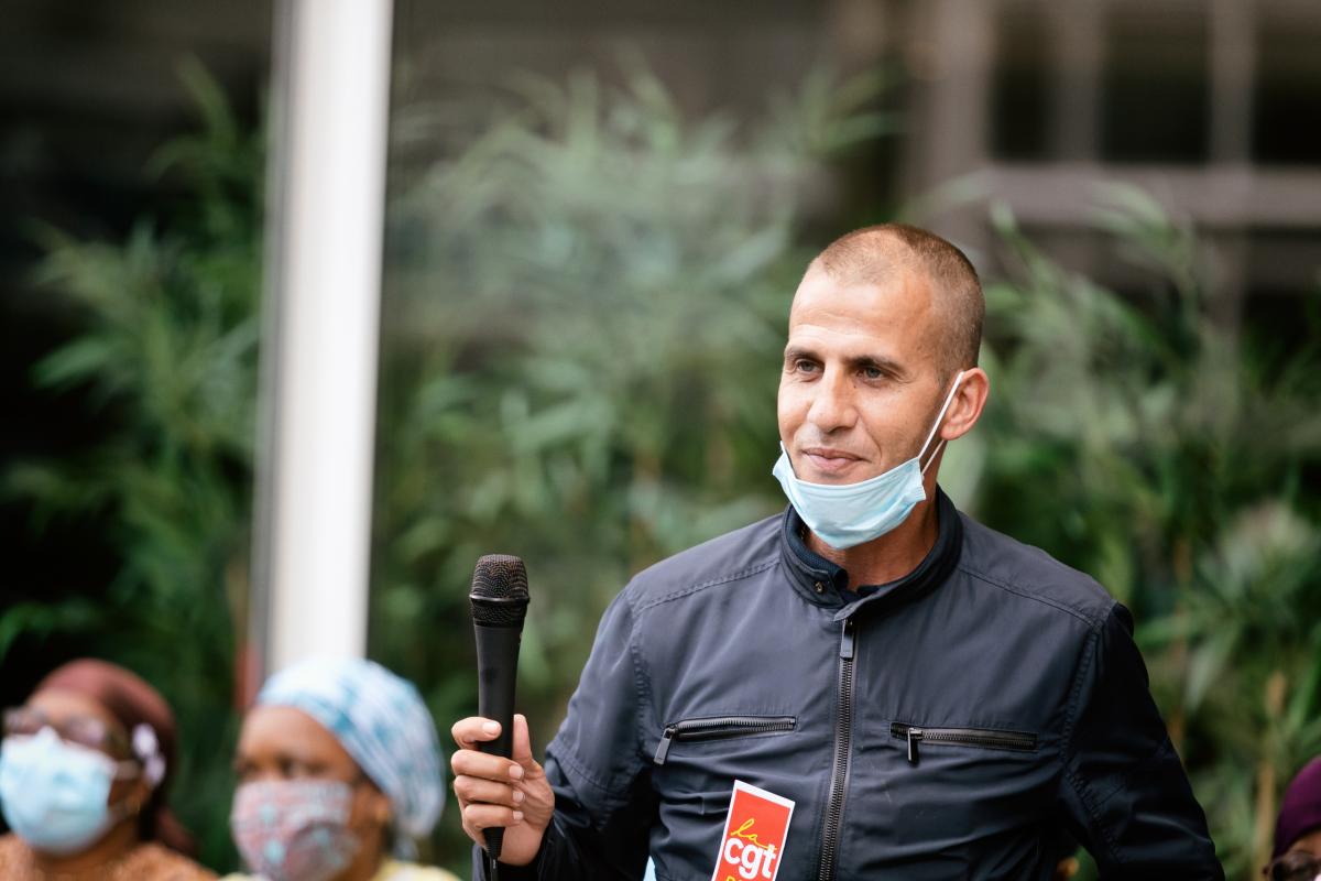 FRANCE - SOCIAL - DEMONSTRATION - RALLY IN SUPPORT OF IBIS WORKERS ON STRIKE