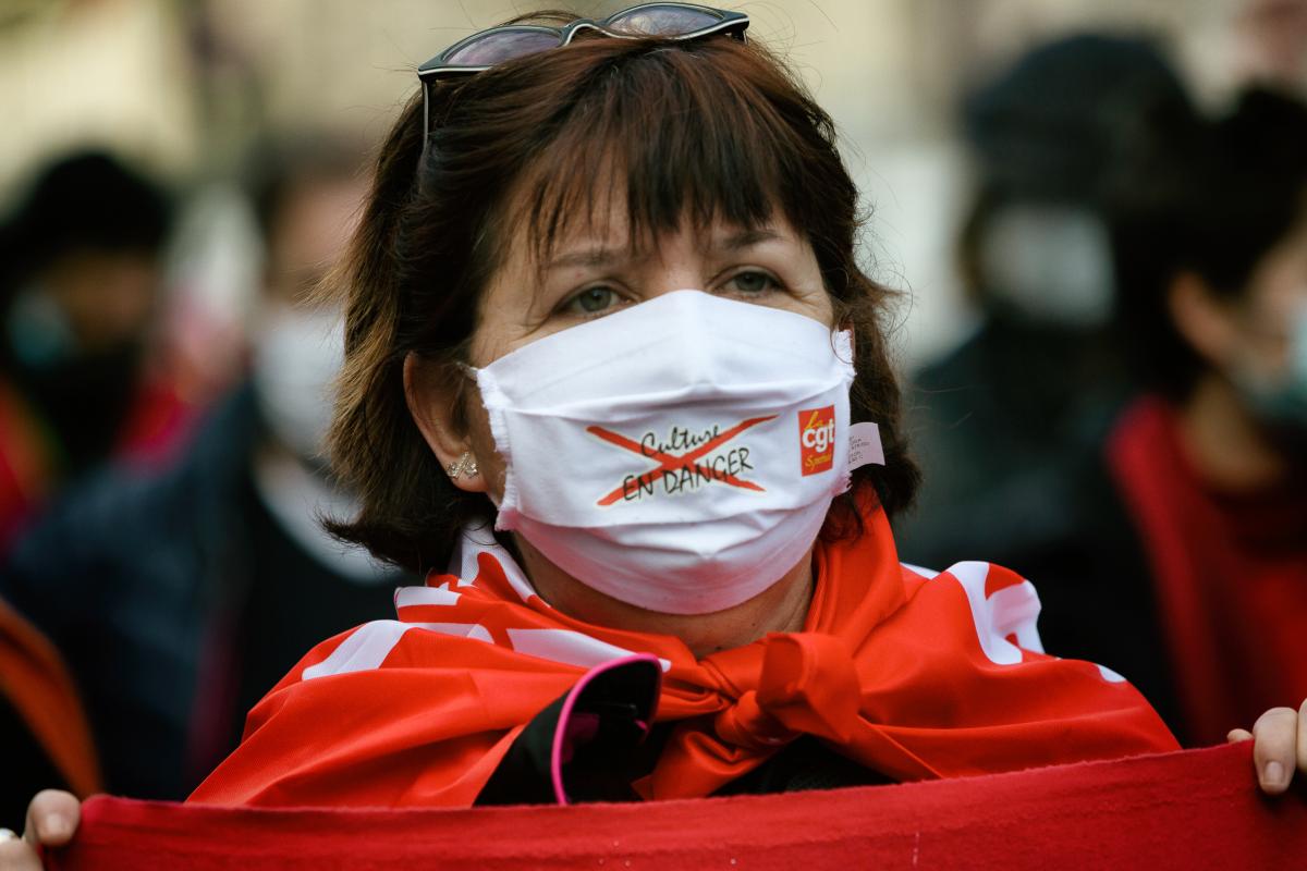 FRANCE - SOCIAL - LABOUR - TRADE UNION DEMONSTRATION AGAINST AGAINST GOVERNMENT POLICY